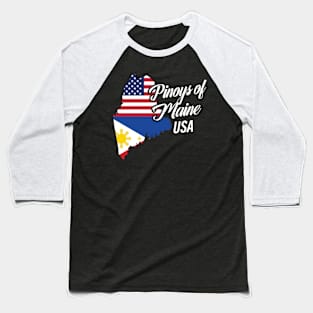 Filipinos of Maine Design for Proud Fil-Ams Baseball T-Shirt